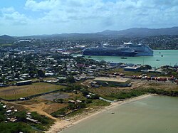 Saint John's, the capital city of Antigua and Barbuda, st harbor panoramio
