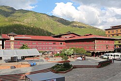 Thimphu, the capital city of Bhutan, hotel druk