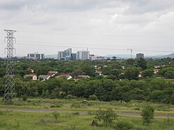Gaborone, the capital city of Botswana, sebele valley panoramio