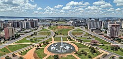 Brasília, the capital city of Brazil, planalto central cropped