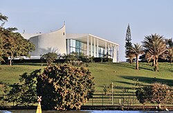 Brasília, the capital city of Brazil, palacio da alvorada paranoá lake