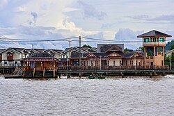Bandar Seri Begawan, the capital city of Brunei, waterfront