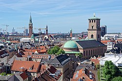 Copenhagen, the capital city of Denmark, rundetårn