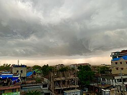 Kinshasa, the capital city of DR Congo, pendant la saison de pluie
