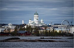 Helsinki, the capital city of Finland, lutheran cathedral panoraamanäköala säätö