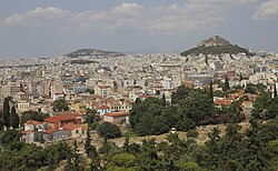 Athens, the capital city of Greece, attica acropolis hill