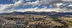 Tehran, the capital city of Iran, north