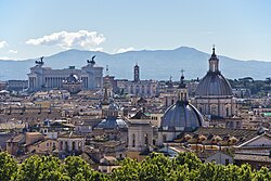 Rome, the capital city of Italy, skyline