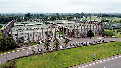 Yamoussoukro, the capital city of Ivory Coast, inphb de bosson