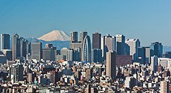 Tokyo, the capital city of Japan, skyscrapers shinjuku january revised