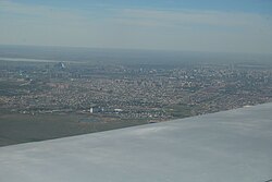 Astana, the capital city of Kazakhstan, storm over