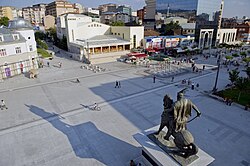 Pristina, the capital city of Kosovo, prishtina