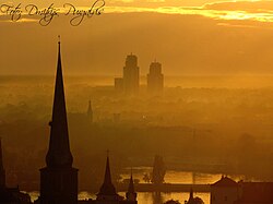 Riga, the capital city of Latvia, sunset panoramio