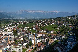 Vaduz, the capital city of Liechtenstein