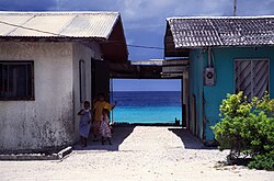 Majuro, the capital city of Marshall Islands, eneko islet