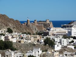 Muscat, the capital city of Oman, old maskat