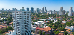 Asunción, the capital city of Paraguay, desde el barrio herrera