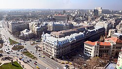 Bucharest, the capital city of Romania, skyline