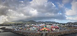 Basseterre, the capital city of Saint Kitts and Nevis, celebrity equinox serenade seas port panoramio