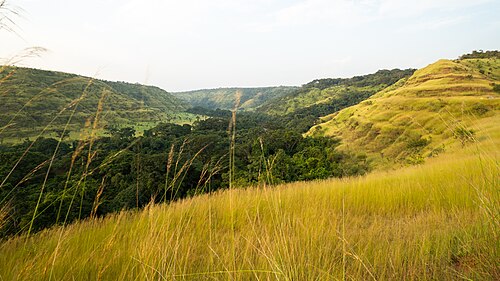 Landscape in Angola, lwange river valley