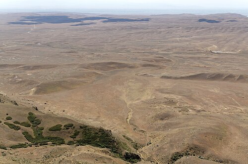 Landscape in Azerbaijan, mount gareja desert georgia