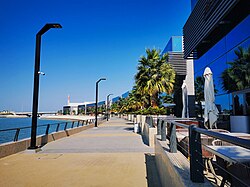 Landscape in Bahrain, avenues coastline