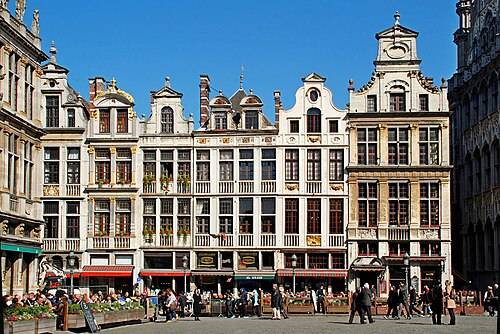 Landscape in Belgium, belgique bruxelles grand place côté nord est