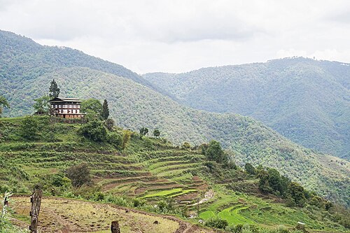 Landscape in Bhutan