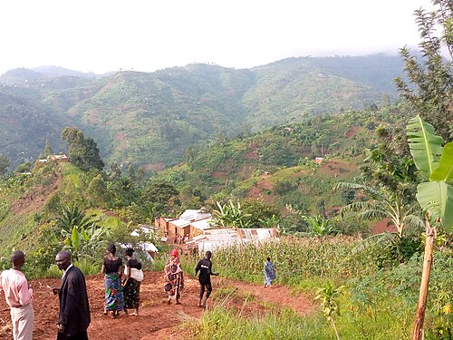 Landscape in Burundi, wiki loves africa