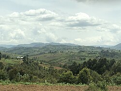 Landscape in Burundi, rutana