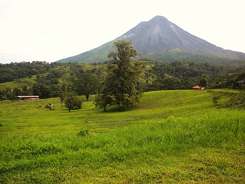 Landscape in Costa Rica, arenal volcano northeast panoramio