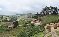 Landscape in Ecuador, near ingapirca