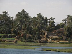 Landscape in Egypt, countryside