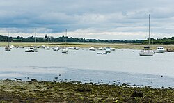 Landscape in France, gulf morbihan