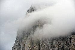 Landscape in Gibraltar, cunards queen victoria ship