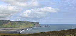 Landscape in Iceland, reynisfjara reynisdrangar