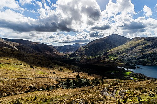Landscape in Ireland, april
