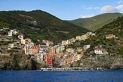 Landscape in Italy, riomaggiore ferry cinque terre sep23 a7c