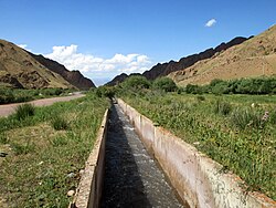 Landscape in Kyrgyzstan, tian shan