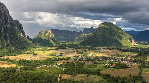 Landscape in Laos