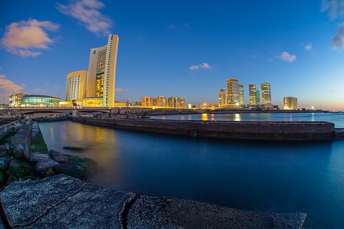 Landscape in Libya, tripoli night