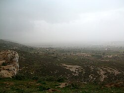 Landscape in Libya, jabal akhdar near cyrene eastern