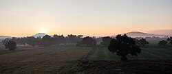 Landscape in Mexico, camino y paisaje guanajuato méxico