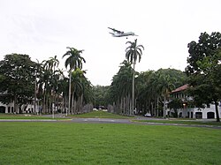 Landscape in Panama, city administration buildling