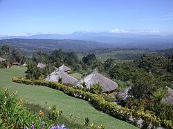 Landscape in Papua New Guinea, ambua lodge tari