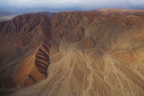Landscape in Peru, nazca