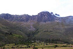 Landscape in Peru, holy valley