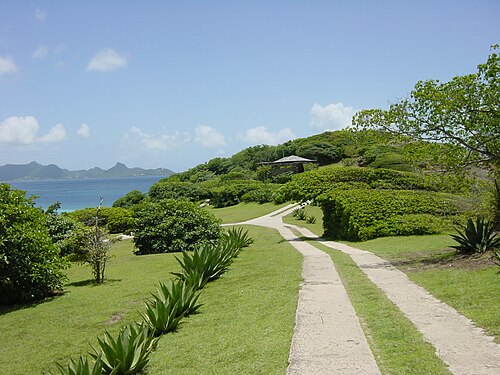 Landscape in Saint Vincent and the Grenadines, dsc06715 petit st psv winward island caribbean