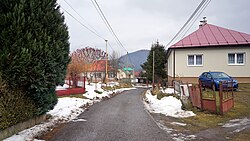 Landscape in Slovakia, legnava village