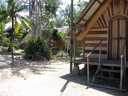 Landscape in Suriname, rainforest villages